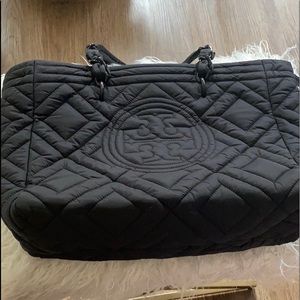 Large Tory Burch Diamond Puffer, Nylon Tote
